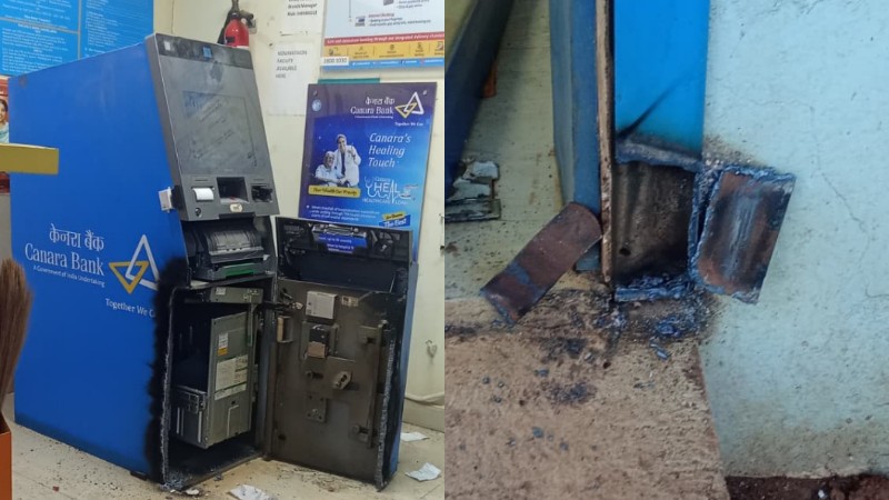 ಹುಬ್ಬಳ್ಳಿಯಲ್ಲಿ ಎರಡು ATM ದೋಚಿದ ಕಳ್ಳರು; ₹14 ಲಕ್ಷ ಹಣ ಕಳವು