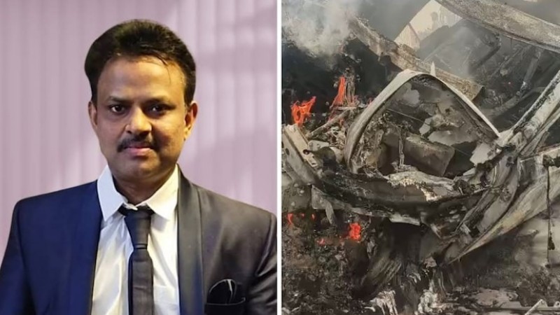 ಡಿವೈಡರ್‌ಗೆ ಡಿಕ್ಕಿಯಾಗಿ ಹೊತ್ತಿ ಉರಿದ Volvo ಕಾರು - ನರರೋಗ ತಜ್ಞ ಸಜೀವ ದಹನ..!!