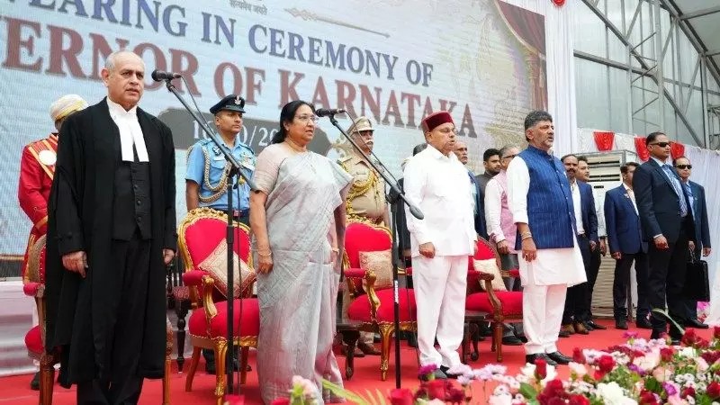 ಕರ್ನಾಟಕದ ನೂತನ ರಾಜ್ಯಪಾಲೆಯಾಗಿ ಡಾ. ಸುಧಾ ಯಾದವ್ ಪ್ರಮಾಣವಚನ ಸ್ವೀಕಾರ..!!!